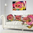 thumbnail image 3 of Designart Colorful Thick Strokes in Black - Abstract Throw Pillow - 12x20, 3 of 5