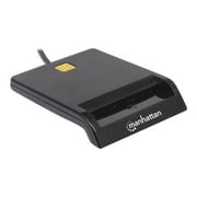 Manhattan Smart Card Reader USB, Contact Reader, External [102049]