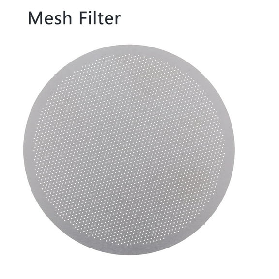BE-TOOL 4Pcs Coffee Filters Screen Replacement, Reusable Stainless Steel French Press Filter, Washable Coffee Makers Ultra Fine 250 Mesh Disk Tea Filter