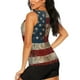 thumbnail image 3 of Balery American Flag1 Camiseta sin mangas estampada ligera para mujer, tops de entrenamiento sin mangas, camisetas de yoga transpirables de secado rápido.-Large, 3 of 7