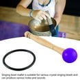 thumbnail image 3 of Percussion Stick,  Bowl Mallet Fine Workmanship Wood Handle Strong Clear Beautiful Sound Comfortable Feel With Rubber Ring For Replacement, 3 of 7