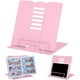 thumbnail image 1 of Soporte para libros de metal para lectura, soporte para libros, soporte ajustable para documentos de libros de cocina, soporte portátil resistente para recetas, libros de texto, tabletas, libros de mú Namotu CZBG-YX54, 1 of 6