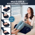 thumbnail image 4 of Foot Rest ComfiLife, espuma viscoelástica en forma de lágrima, para debajo del escritorio, 4 of 6