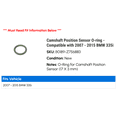 thumbnail image 2 of Camshaft Position Sensor O-ring - Compatible with 2007 - 2015 BMW 335i 2008 2009 2010 2011 2012 2013 2014, 2 of 2