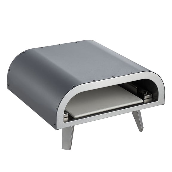 12" Portable Pizza Oven - Outdoor Gas Pizza Oven for Camping, 90 Second Bake Time, 1000°F, Iron Spray