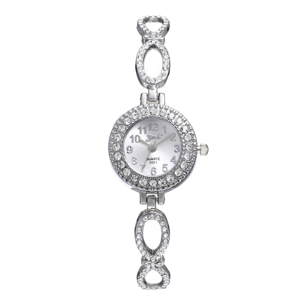 Gobestart Women's Individual Alloy Quartz Watch Women's Full Diamond