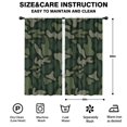 thumbnail image 2 of Blackout Kids Curtains,Dark Green Camo Classic Shapes Pattern Childrens Insulated Curtains Set Of 2,Bedroom Essentials,Toddler Room Decor 42"x84", 2 of 5