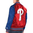 thumbnail image 2 of Men's Starter Red/Royal Philadelphia Phillies Varsity Satin Full-Snap Jacket, 2 of 2