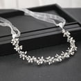 thumbnail image 4 of Nvzi Horquillas para el pelo de boda con flores para novias, peinetas con perlas de cristal, pinzas para el pelo, tocado, accesorios para el pelo de boda dorados, joyas - doradas, 4 of 4