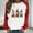 Red, variant on Aloohaidyvio Christmas Hoodies,Womens Christmas Round-Neck Long Sleeve Tops Printed Regular Blouse