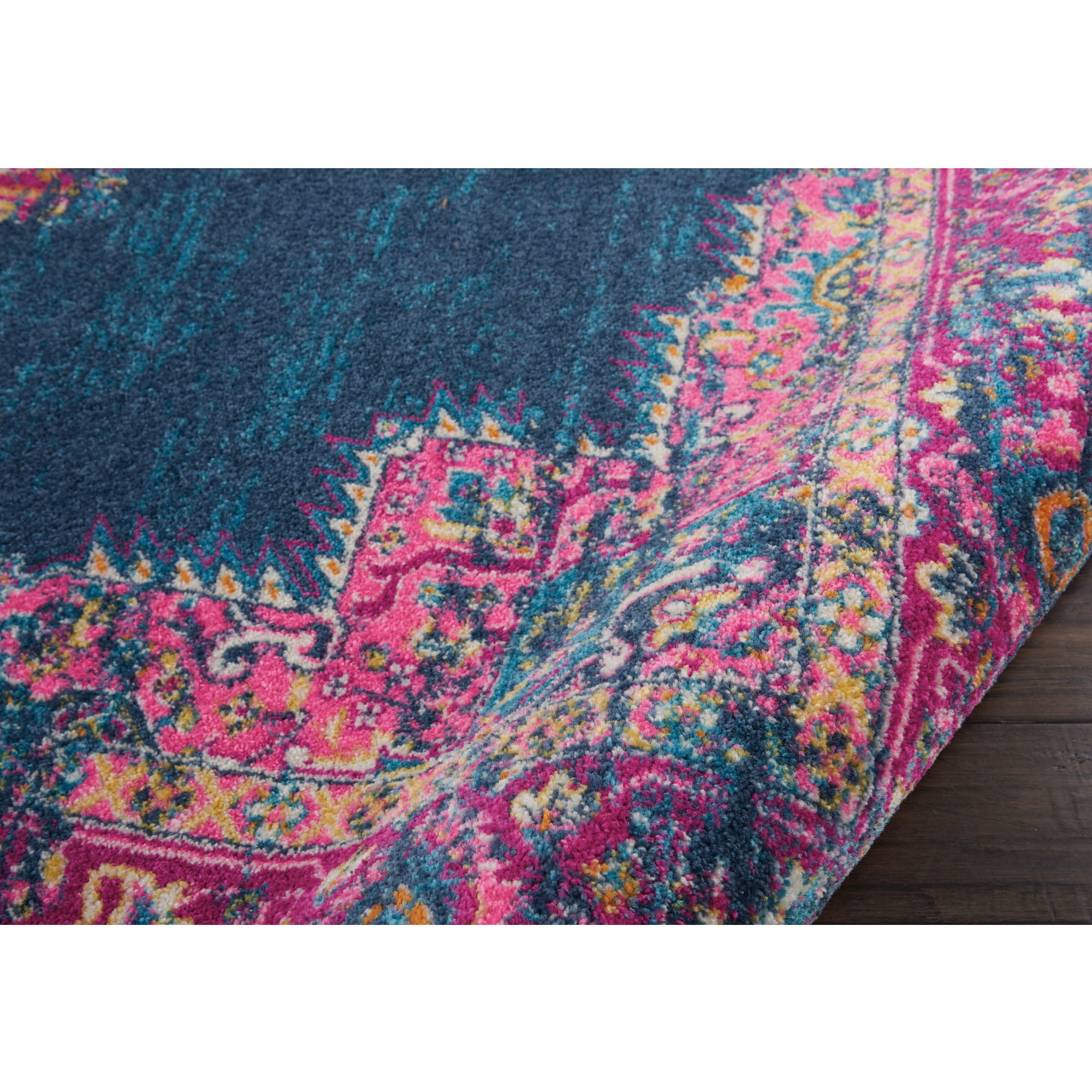 Nourison Passion 6'7" x 9'6" Blue Bohemian Indoor Rug