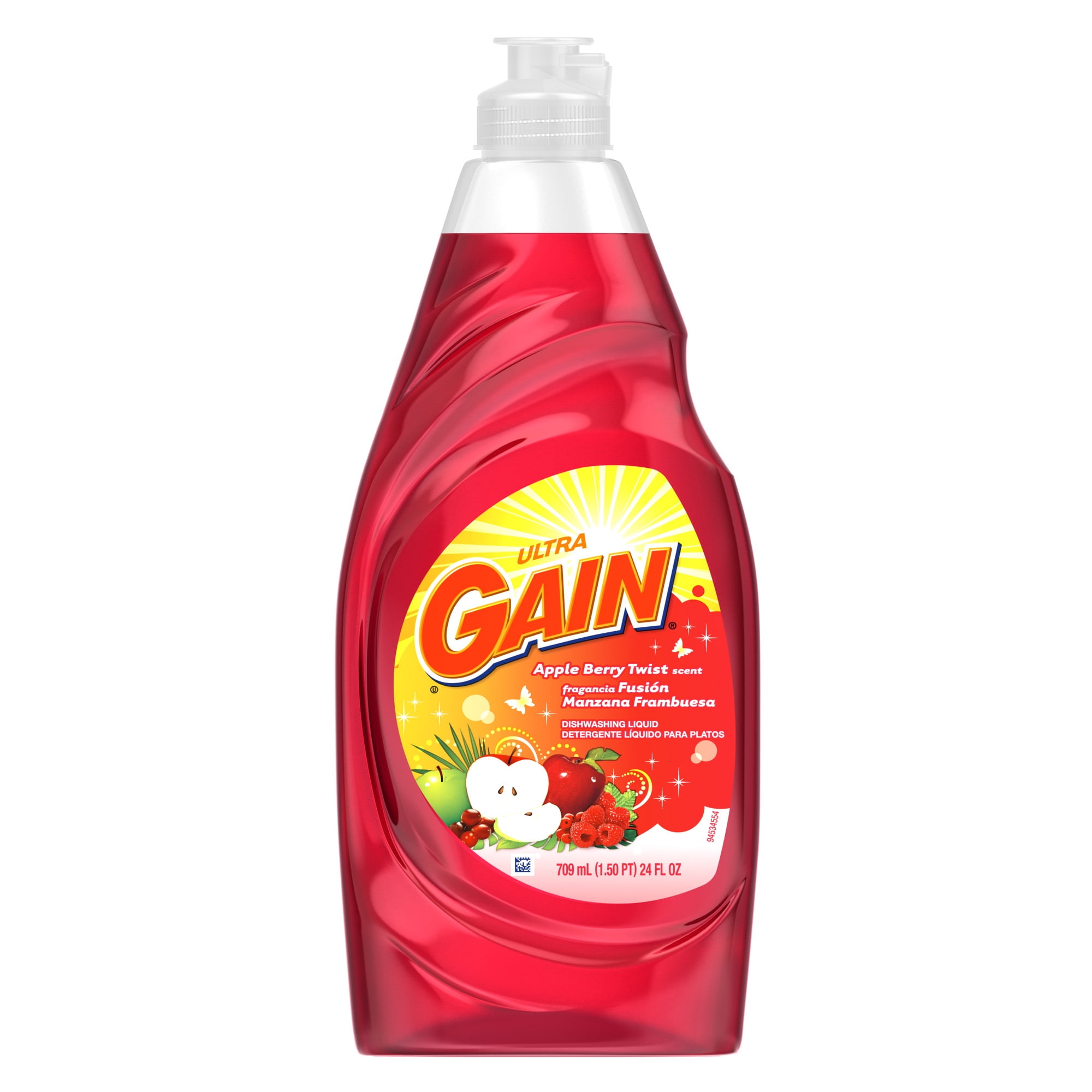 Gain Ultra Apple Berry Twist Dishwashing Liquid 24 Fl Oz
