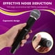 thumbnail image 5 of Micrófono Dinámico de Mano Inalámbrico, Micrófono de Karaoke con Receptor Recargable para Bodas, Discursos, Iglesia, Club, 2 Micrófonos, 5 of 5