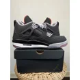 thumbnail image 3 of Ni - ke Size 8 / 9.5 Women - Jordan 4 Retro Bred Golf *BRAND NEW*, 3 of 5
