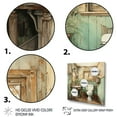 thumbnail image 3 of Designart "Retro Farmhouse Toilet Vintage Elegance II" Bath & Laundry Floater Framed Wall Art Living Room, 3 of 7