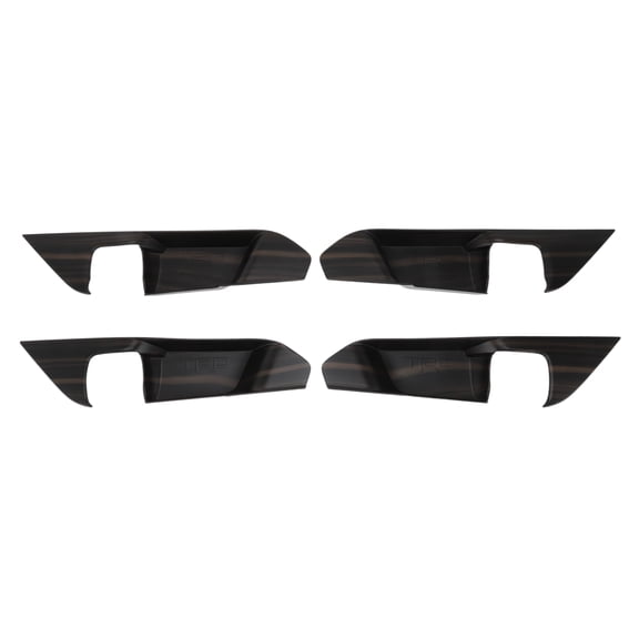 Interior Door Handle Bowl Cover Trim for Toyota RAV4 2019-2025 Inner Door Handle Decoration Frame Trim Front Left Front Right Mahogany Brown 4 Pcs