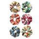 thumbnail image 1 of 6PCS Floral Hair Ties Tropical Plant Pattern Scrunchies for Women Ponytail Holders Stylish Hair Accessories for Daily and Vacation Use, 1 of 4