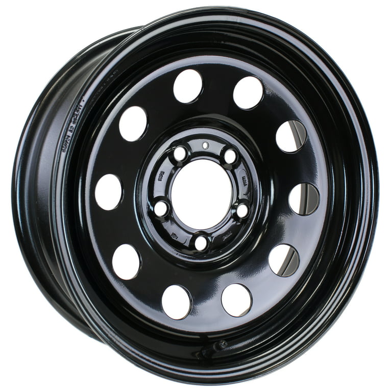 eCustomrim Trailer Rim Wheel 15X5 5-4.5 Black Modular 2150 Lb. 3.19 Center  Bore