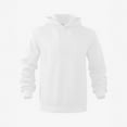 thumbnail image 4 of Men's Cable Knit Hoodies Casual Long Sleeve Sweatshirts Fashion Basic Tops Solid Color Hooded Winter Sweater Shirt (M, White), 4 of 5