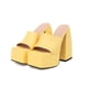 thumbnail image 5 of Sandalias de plataforma para mujer Sexy Square Peep Toe Slip On Chunky High Heel Sandals Date Dress Pumps Wmkox8yii ytu5662, 5 of 5