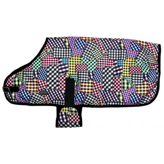 Showman Multicolor Patchwork Design Waterproof & Breathable Dog Blanket (X-Large)