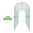 thumbnail image 1 of davian Greenhouse Hoops Grow Tunnel DIY Plant Support Garden Hoop Lawn Yards Garden Hoops Kit with Clips for Park Raised Beds Tomato without Netting, 1 of 8