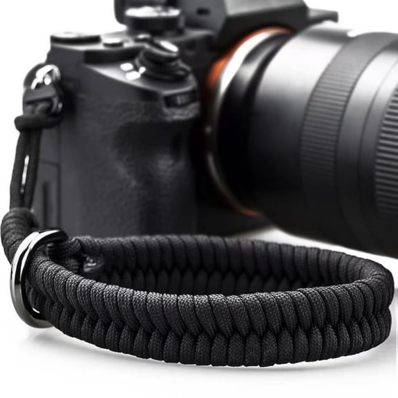 Wrist Strap for DSLR/Mirrorless Camera, Quick Release Hand Strap with Safer Connector (Black)