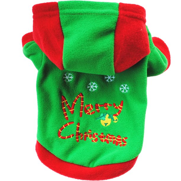 Mascota divertida Navidad vacaciones perro gato ropa para mascotas, encantadora Navidad con capucha mascota sudadera trajes ropa MFZFUKR CPB-CJZ1022-5