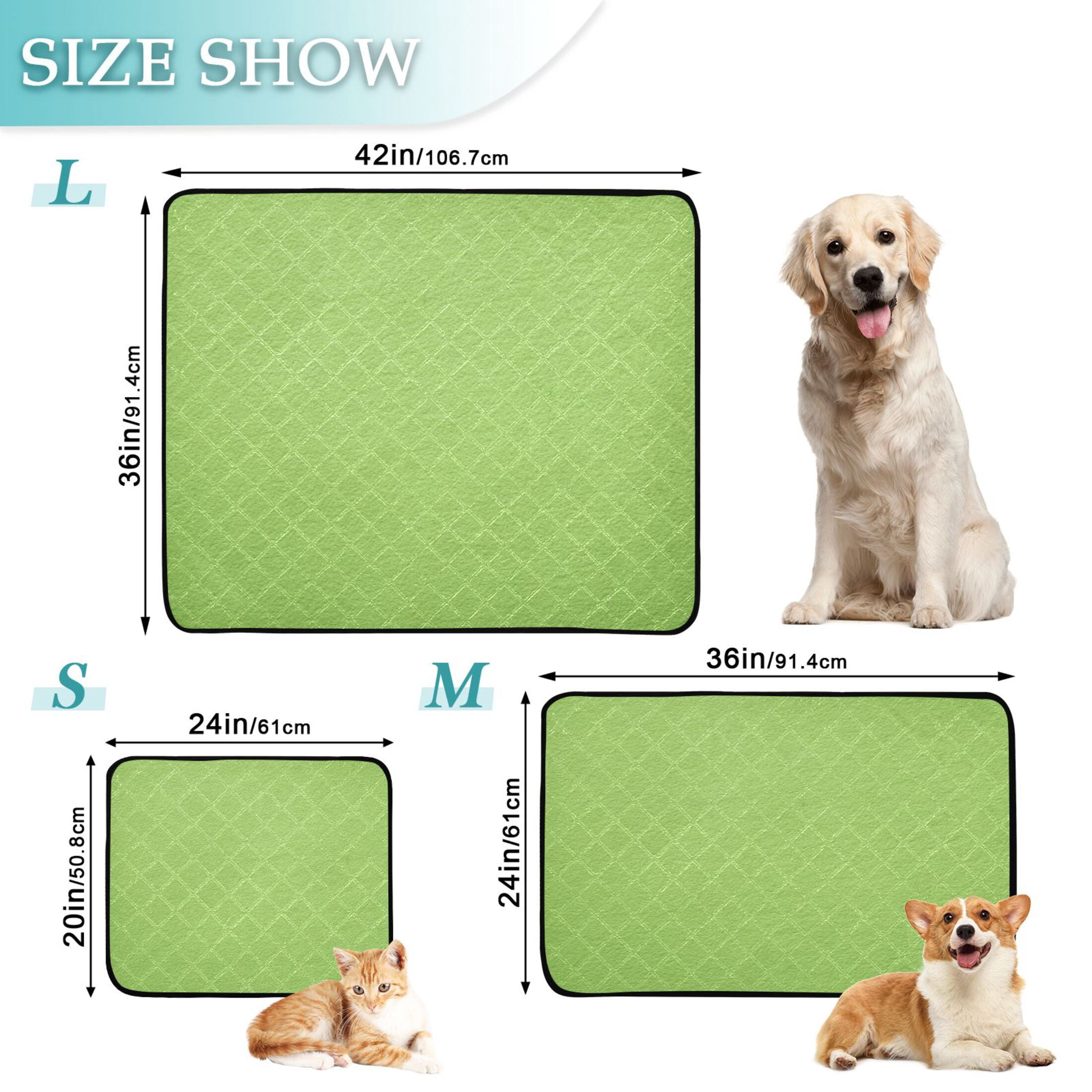 IAUYY Washable Pee Pads for Dogs Smallx3 Absorbent and Leak-Proof Non-Slip Reusable Puppy Pee Pads for Dogs Applicable to Playpen Potty Crate Floral Leopard Print