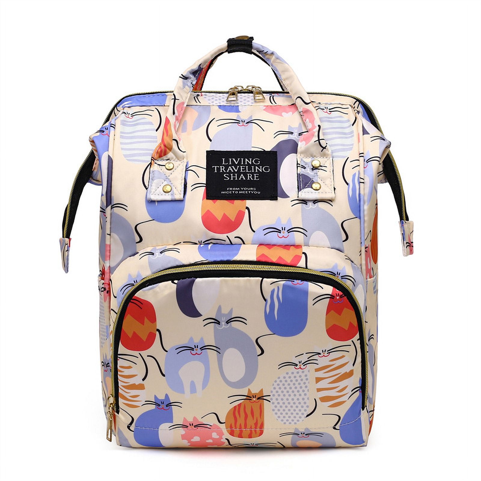Fashionable Backpack Diaper Backpack Mummy Bag Multifunctional Large Capacity Maternity Baby Changing Bags Baby Stroller Backpack