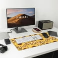 thumbnail image 6 of Sikiie Abstract Leopard Print Sunflower Mouse Pad, 16x29.5 Mousepad Desk Mat in Anti-Slip Rubber Mousepads Mat for Game Office Laptop Computer, 6 of 8
