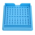 thumbnail image 4 of LAZIOEGR Compact Sticky Note Stencil Holder with Templates – 3x3” Blue, Versatile Organizer for Office & Home, 4 of 9