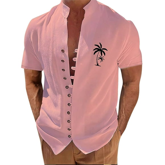 Red Polo Shirts For Men, Spandex Van Heusen Dress Shirts For Men, Mens Polo Shirts, Men's Summer Beach Stand Up Collar Geometric Graphics 3D Printed Short Sleeved Youth Casual Flower Shirt