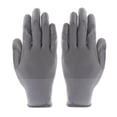 thumbnail image 3 of Guantes PU Trabajador Conductor Constructores Jardinería Protectora Seguridad Mitones Grises, 3 of 9