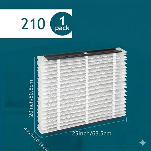 210 Replacement Appliance Filter - MERV 11 Furnace Filter, 20x25x4 Air Filter (pack of 1)
