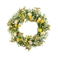 thumbnail image 4 of Guirnalda de Pascua con vegetación para puerta delantera, 16 pulgadas, guirnaldas artificiales de Pascua con huevos para decoración de fiestas y celeb, 4 of 8