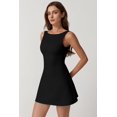 thumbnail image 3 of Vestido de tenis QINSEN sin mangas para mujer con pantalones cortos y bolsillos, 3 of 6