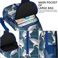 thumbnail image 4 of Crossbody Sling Backpack for Women Men Sharks in the Waves Shoulder Sling Crossbody Casual Chest Bag for Travel Sports Running Hiking, 4 of 6