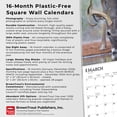 thumbnail image 6 of White Tailed Deer | 2026 12x24" (Hanging) Square Wall Calendar | Plastic-Free, 6 of 9