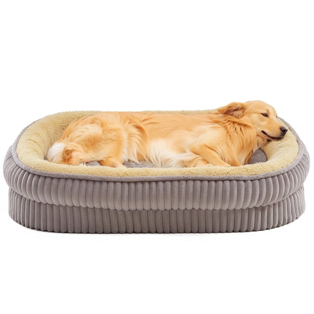 Cama ortopédica para perros DEBANG HOME con forma de huevera de espuma para razas de perros medianas y grandes
