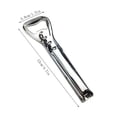 thumbnail image 3 of Stainless Steel Multi-Functional Bottle Opener Wine Beer Jar Opener Portable Corkscrew Can Opener Tool Gift for Kitchen Home, Silver, JKODE, 3 of 8