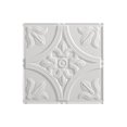 thumbnail image 1 of Fasade Easy Installation Traditional 2 Matte White Glue Up Ceiling Tile/ Ceiling Panel (12" X 12" Sample), 1 of 1