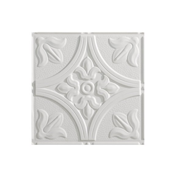 Fasade Easy Installation Traditional 2 Antique Bronze Glue Up Ceiling Tile/ Ceiling Panel (12" X 12" Sample)