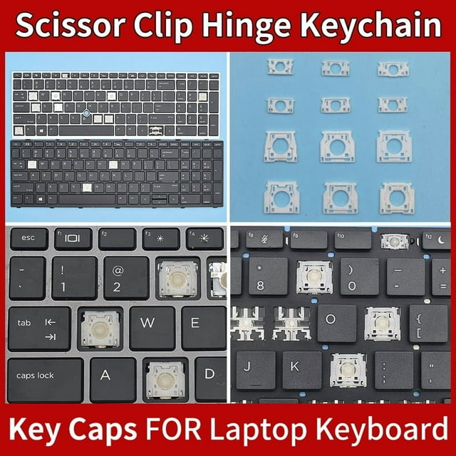Touche de Remplacement pour HP ProBook 450 G5 455 G5 470 G5 Clavier d'Ordinateur Portable Touche & Clips 3 Touches