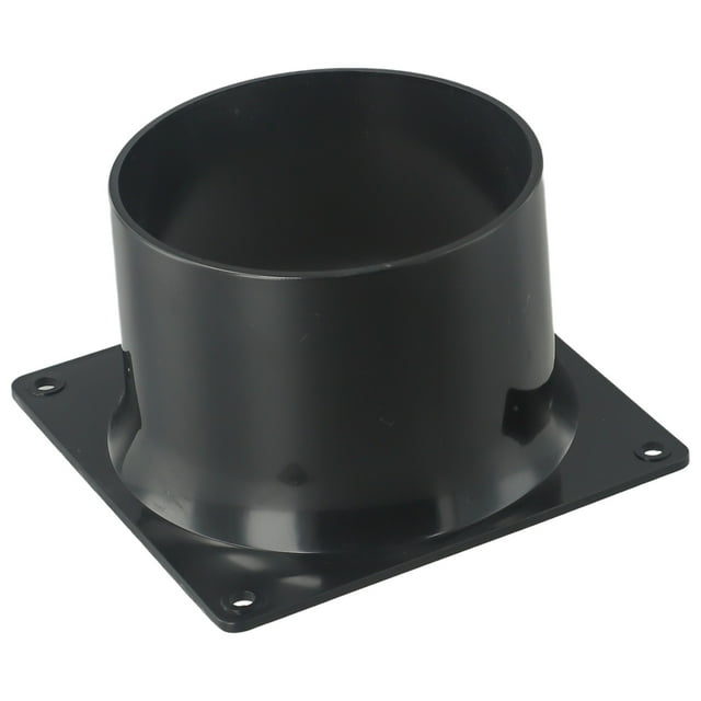 75-120Mm Abs Wall Flange Connector for Ventilation Pipe Air Ducting Connection 100Mm