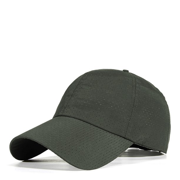 Gorra de béisbol deportiva de malla transpirable con protección solar de secado rápido para hombres y mujeres para exteriores de primavera y verano