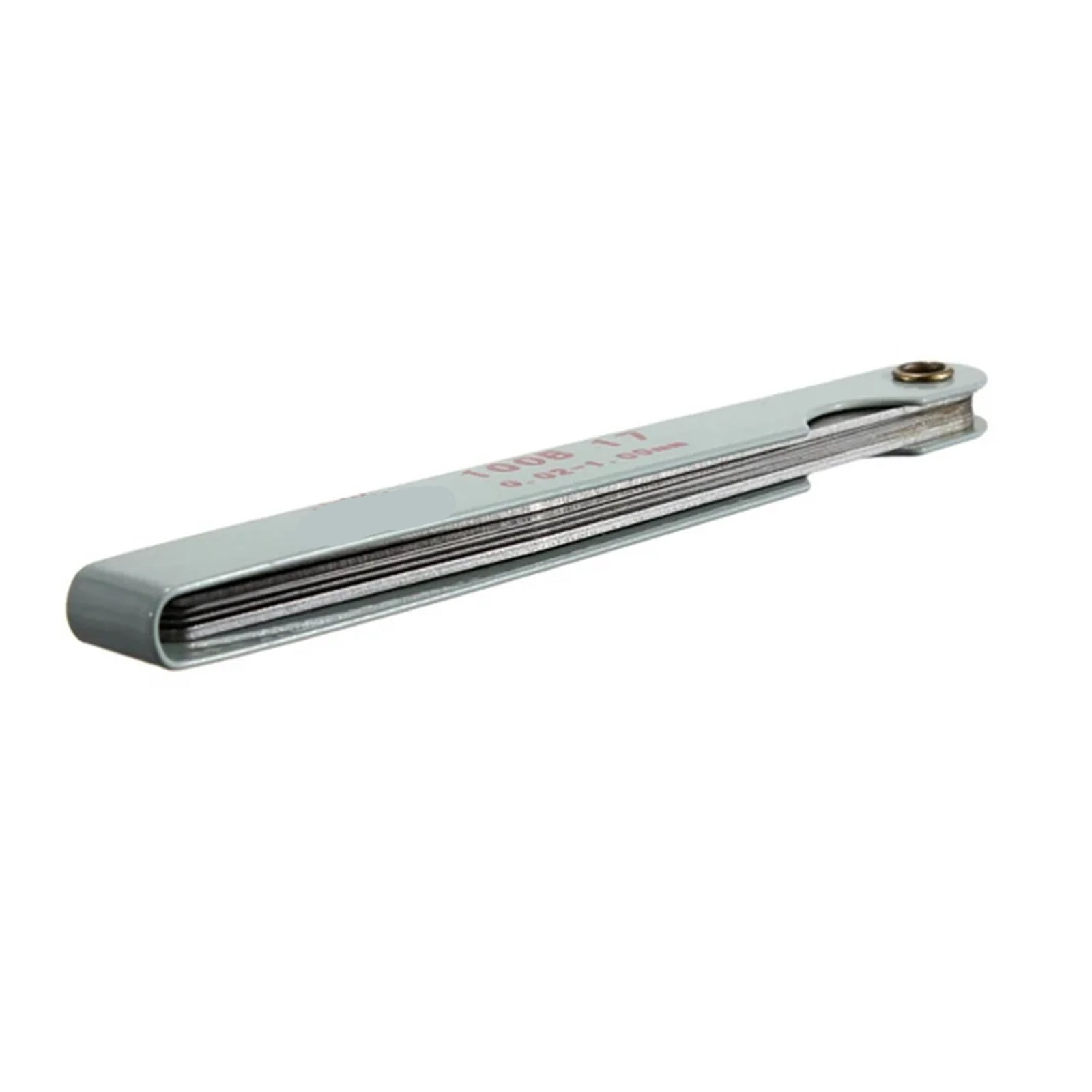 17 Blades Thickness Gap Metric Filler Feeler Gauge Metric Measurement 0.02 to 1mm Steel Measuring Tools 100mm ,Easy Identification