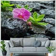thumbnail image 4 of Orinice Flowers Rocks Plant Tapestry Wall Hanging Unique Style Graphic Tapestries Home Decor Art for Living Room Bedroom 40x60inch, 4 of 6