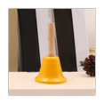 thumbnail image 4 of Hand Bell with Wood Handle Christmas Jingles Bell Service Bell Restaurant Reception Bell Iron Dinner Bell for Restaurant, 4 of 5
