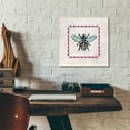 thumbnail image 5 of Epic Art 'Bee Stamp Bright by Courtney Prahl, Acrylic Glass Wall Art, 12"x12", 5 of 8